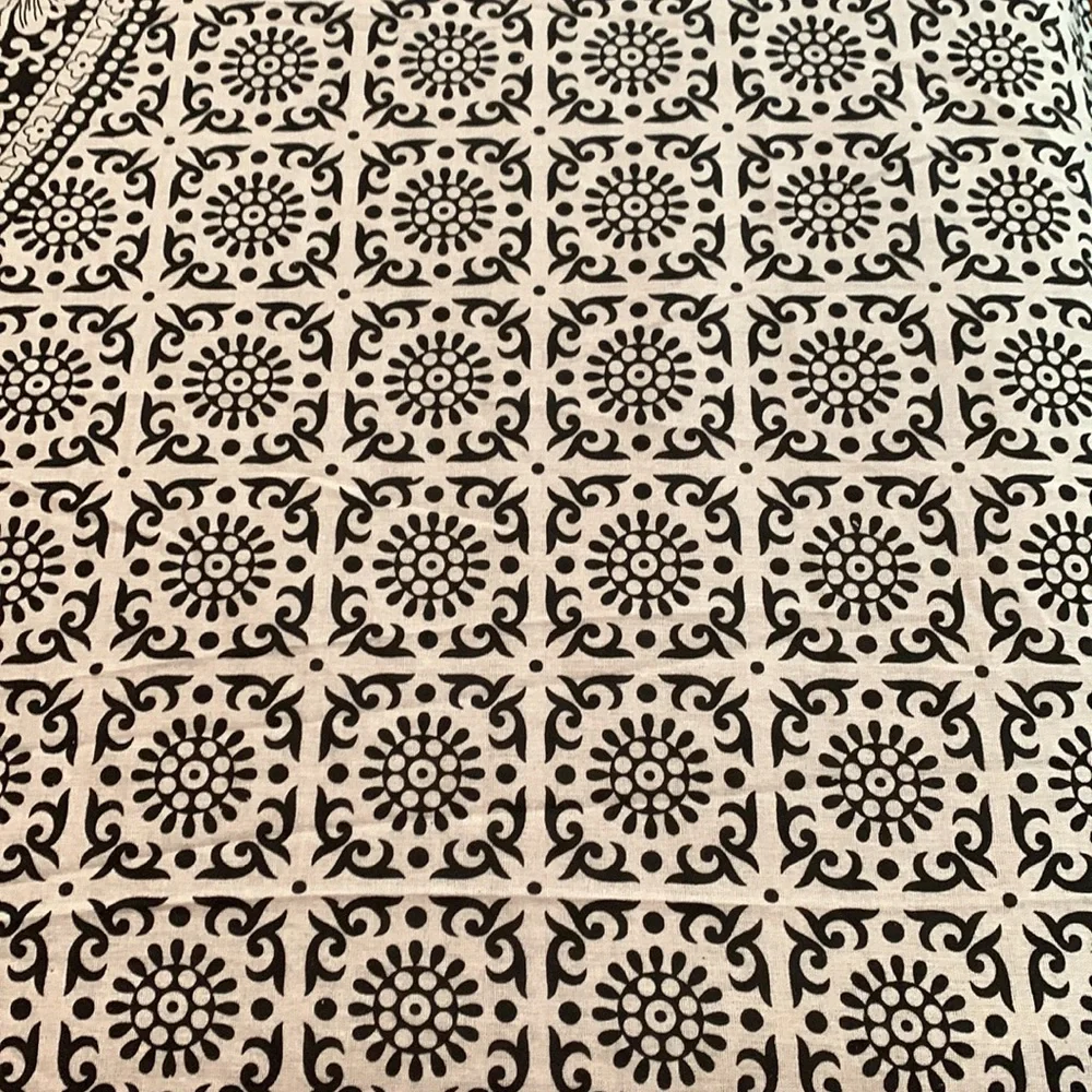 Handmade Black and White Elephant Tapestry made in India. 80” X 52”